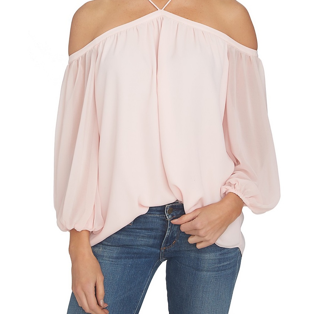Cold shoulder blouse